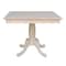 International Concepts 36 in. x 36 in. Square Top Pedestal Table - 29.1 in.H K-3636TP-30P - alternate 1